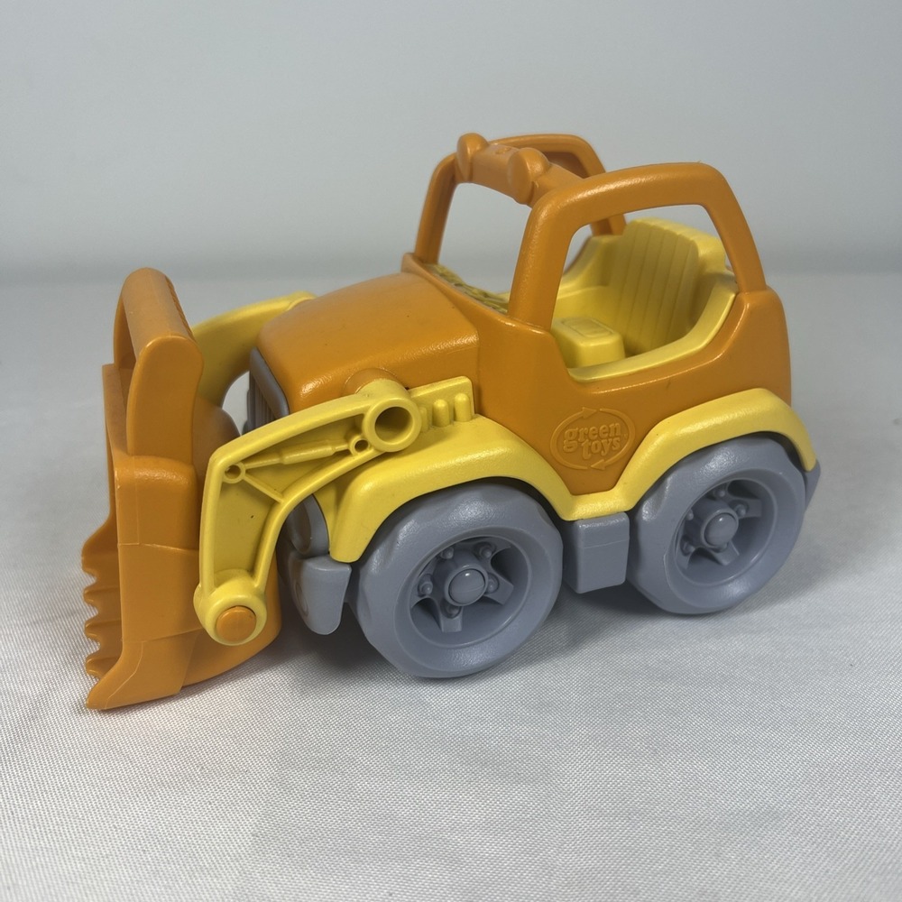 Green Toys Construction Truck Scooper 100% Recycled Plastic Safe Durable Toy 8"